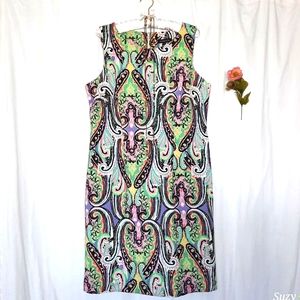 JESSICA Paisley Shift Dress